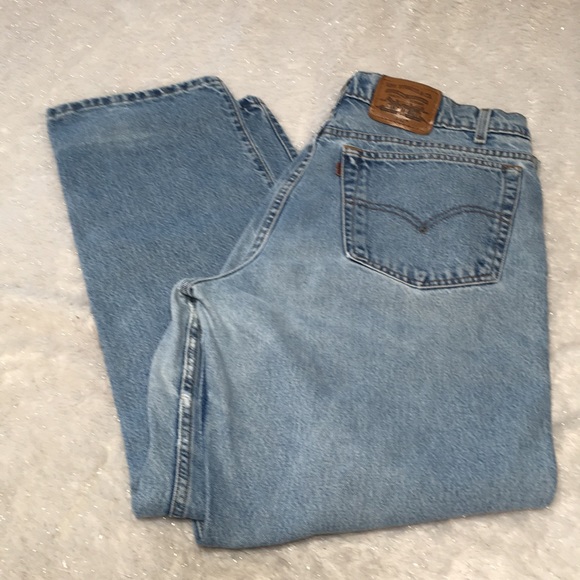 Vintage Levi’s 540 relaxed fit BROWN TAB 38 30 - Picture 3 of 8